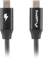 usb c usb b kabelis - LANBERG CA-CMCM-40CU-0018-BK - 3 nuotrauka
