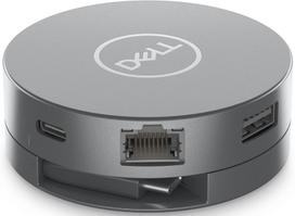 dell laidas - Dell 6-in-1 USB-C Multiport Adapter  DA305 0.12 m, Grey, USB Type-C - 1 nuotrauka
