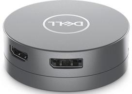 dell laidas - Dell 6-in-1 USB-C Multiport Adapter  DA305 0.12 m, Grey, USB Type-C - 2 nuotrauka