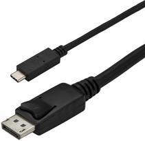 Laidas StarTech USB C to DisplayPort 1.2, juoda, 3 m