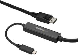 usb c to displayport - Laidas StarTech USB C to DisplayPort 1.2, juoda, 3 m - 4 nuotrauka