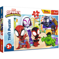 zmogaus voro delione - TREFL SPIDER-MAN dėlionė „Žmogus-voras Spidey“, 24 det. - 1 nuotrauka