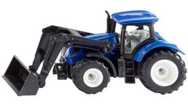 Žaislinis traktorius Siku New Holland mit Frontlader 1396, mėlyna/juoda