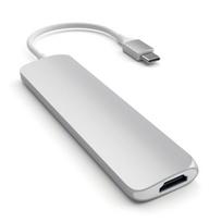 usb c passthrough - Satechi Type-C USB Passthrough HDMI Hub,sidabrinės sp. - 3 nuotrauka