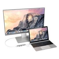 usb c passthrough - Satechi Type-C USB Passthrough HDMI Hub,sidabrinės sp. - 4 nuotrauka