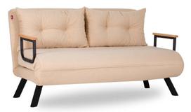 Kalune Design 2-sėdynė sofa-lova Sando 2-Seater - Kreminis