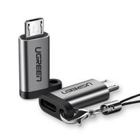 ugreen otg - Ugreen USB Type C -micro USB Pilkas (50590) - 1 nuotrauka