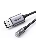 UGREEN CM477 Audio Adapter, USB to Mini Jack 3.5mm, KAPUGR30757
