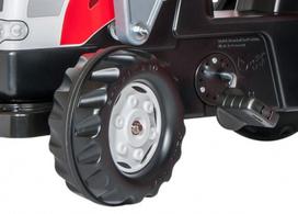 priekaba traktoriui mini - Žaislinis automobilis Rolly Toys Kid Steyr 6165 CVT Shovel/Trailer White/Red 023936 - 3 nuotrauka