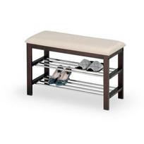 Pirkti Suoliukas su batų lentyna Halmar ST-3, rudas/smėlio, 810 mm x 310 mm x 490 mm - Photo 1