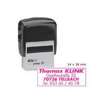 Pirkti Antspaudas COLOP Printer C20, juodas korpusas, raudona pagalvėlė - Photo 1