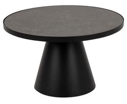Kavos staliukas Actona Soli, juodas, 657 mm x 657 mm x 400 mm