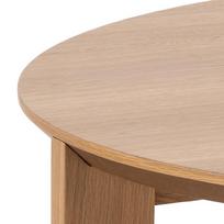 zurnalinis staliukas azuol - Kavos staliukas Actona Maxime Round, ąžuolo, 900 mm x 900 mm x 420 mm - 4 nuotrauka