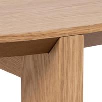 zurnalinis staliukas azuol - Kavos staliukas Actona Maxime Round, ąžuolo, 900 mm x 900 mm x 420 mm - 5 nuotrauka