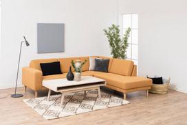 fanera senukai - Kavos staliukas Actona Marte Rectangular, ąžuolo, 1300 mm x 700 mm x 500 mm - 3 nuotrauka