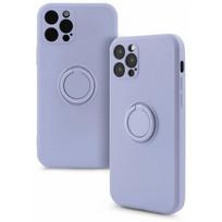 Mocco "Pastel Ring Silicone Back Case Galaxy S21 FE 5G" Violet