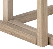 2 ju kavos staliuku komplektas - Kavos staliukas Actona Cornus 61506, rudas, 700 mm x 700 mm x 500 mm - 6 nuotrauka