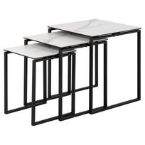 Kavos staliukas Actona Katrine 88530, baltas, 500 mm x 500 mm x 550 mm