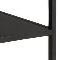 giles azuolo - Žurnalinis staliukas Actona Gila Rectangular, juodas/ąžuolo, 1200 mm x 600 mm x 420 mm - 6 nuotrauka