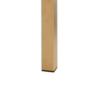 kavos staliukai aukso - Kavos staliukas Actona Alisma 81694, aukso/baltas, 800 mm x 800 mm x 450 mm - 3 nuotrauka