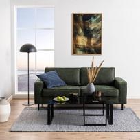 2 ju kavos staliuku komplektas - Kavos staliukas Actona Katrine 61540, skaidrus/juodas, 690 mm x 1150 mm x 450 mm - 3 nuotrauka