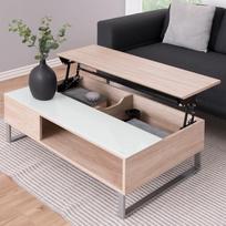 azalija - Kavos staliukas Actona Azalea 61474, šviesiai ruda, 600 mm x 1100 mm x 350 mm - 2 nuotrauka