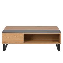 Kavos staliukas Actona Azalea 61471, rudas/juodas, 600 mm x 1100 mm x 350 mm