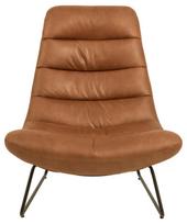 kresl kede - Fotelis Actona Milford 96681, rudas/juodas, 82.5 cm x 93 cm x 97 cm - 2 nuotrauka