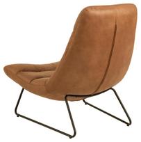 kresl kede - Fotelis Actona Milford 96681, rudas/juodas, 82.5 cm x 93 cm x 97 cm - 3 nuotrauka