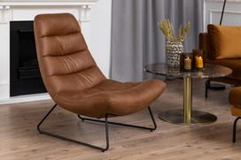 kresl kede - Fotelis Actona Milford 96681, rudas/juodas, 82.5 cm x 93 cm x 97 cm - 8 nuotrauka