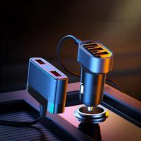 mulers - Joyroom JR-CL03 Multi 5 Ports USB Car Charger, PCHJRM57983105137 - 2 nuotrauka