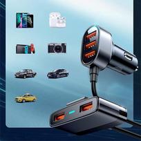 mulers - Joyroom JR-CL03 Multi 5 Ports USB Car Charger, PCHJRM57983105137 - 10 nuotrauka