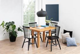 kedes valgomojo 5 - Valgomojo kėdė Actona Riano 95791, juoda - 10 nuotrauka