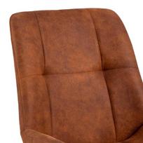 88 cm - Valgomojo kėdė Actona Waylor 96119, ruda/juoda - 8 nuotrauka