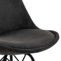 kedes valgomojo 5 - Valgomojo kėdė Actona Eris 91471, juoda/antracito - 6 nuotrauka