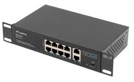8 poe port switch - Lanberg 8X 100MB POE+/2X 1GB - 3 nuotrauka