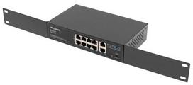 8 poe port switch - Lanberg 8X 100MB POE+/2X 1GB - 4 nuotrauka