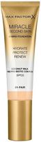 max factor miracle second skin foundation - Max Factor Miracle Second Skin makiažo pagrindas 01 Fair 30ml - 1 nuotrauka