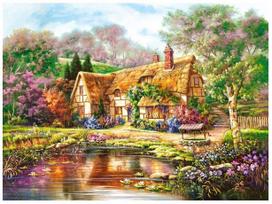 delione 3000 - Castorland Puzzle Twilight at Woodgreen Pond 3000pcs - 2 nuotrauka