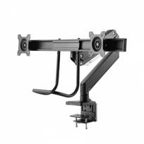 2 monitoriu laikiklis 32" - MONITOR ACC DESK MOUNT 10-32"/NM-D775DXBLACK NEOMOUNTS - 9 nuotrauka