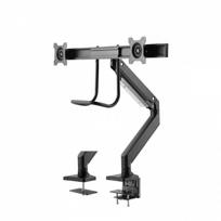2 monitoriu laikiklis 32" - MONITOR ACC DESK MOUNT 10-32"/NM-D775DXBLACK NEOMOUNTS - 12 nuotrauka