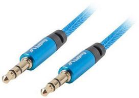 Lanberg Premium Audio Mini Jack Cable 3m Blue