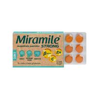 betaines -  MIRAMILE augalinės pastilės su cinku ir beta gliukanais STRONG, 12 pastilių - 3 nuotrauka