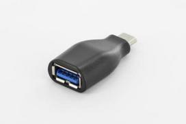 laidai 3a - Assmann SuperSpeed Adapter USB C/USB A Black - 2 nuotrauka