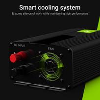 24v inverter - Green Cell INV02DE, AC, juoda - 6 nuotrauka