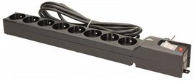 Lestar LXA 816 Surge Protector 8 Outlet Black 3m
