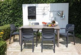 fotelis lauko - Keter Tisara Garden Chair Graphite - 2 nuotrauka