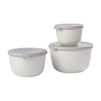  3 baltų užkandžių dėžučių rinkinys Rosti Mepal Cirqula Nordic