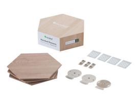nanoleaf - Nanoleaf - Elements - Wood Look Hexagons Expantion Pack - 3 Panels - 1 nuotrauka