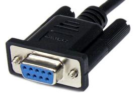 rs232 laidas - Kabelis StarTech DB9 RS232 SCNM9FM1MBK, juoda, 1 m - 2 nuotrauka